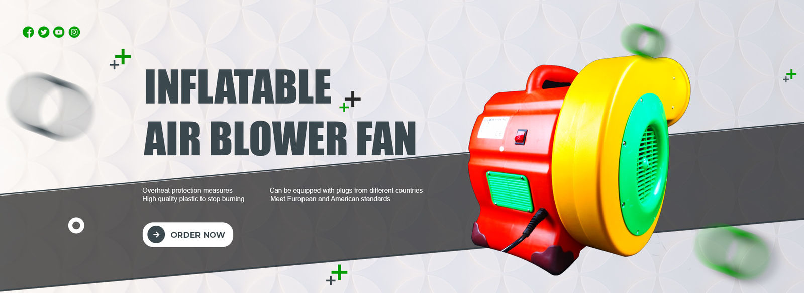 Inflatable Air Blower Fan