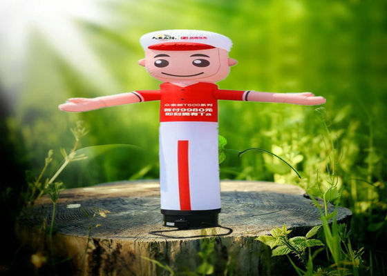 Portierbares feuerfestes aufblasbares Luft-Tänzer PVC-Miniaturmaterial Shell