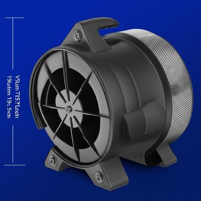 Ventilador elétrico de sopro de ar inflável Menos de 70 dB Nível de ruído 19,8*11,6*19,5cm Volume Fonte de energia elétrica de baixo ruído