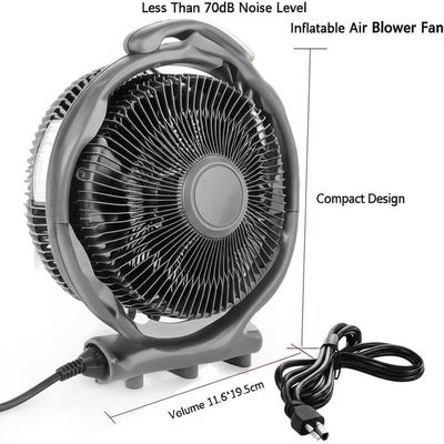 Λιγότερο από 70dB Επίπεδο θορύβου Πνευστήρας φουσκωτού αέρα Συμπίεση σχεδιασμού 19.8*11.6*19.5cm Όγκος 3.5M μήκος καλωδίου ρεύματος