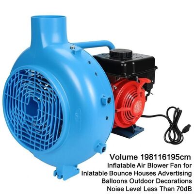 Ventilador inflável de ar 198116195cm para casas infláveis, balões publicitários, decorações externas, nível de ruído inferior a 70dB