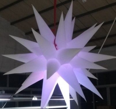 Anunciando o consumo de baixa energia plástico de Shell da decoração inflável da iluminação