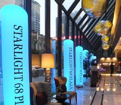 High Pressure Inflatable Lighting Decoration Lamp Holder Fan Easy To Use