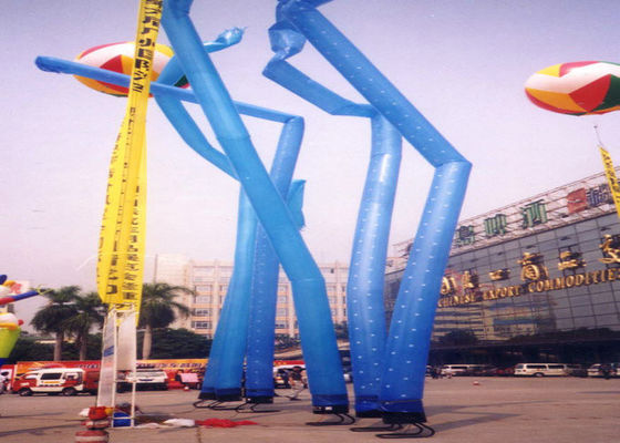 Flame Retardant Inflatable Air Dancing Blow Up Advertising Man With Blower